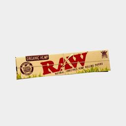 RAW Organic Hemp Single Wide Rolling Papers - Eco-Friendly, Slow-Burning